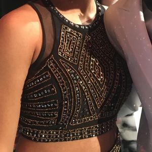 Prom dress top & bottom